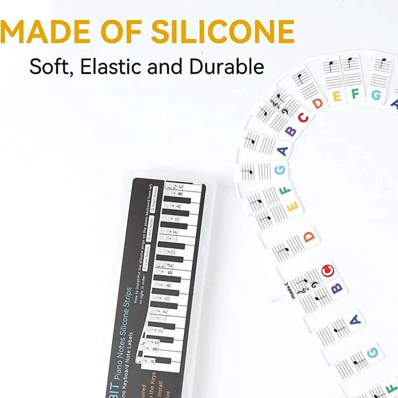 Removable Piano Keyboard Note Labels - Image 6