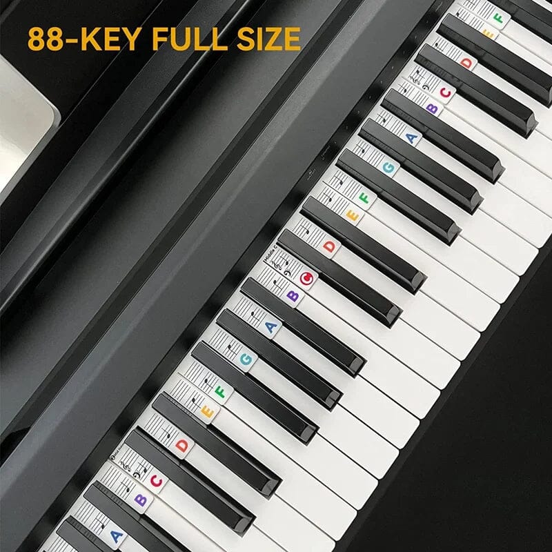 Removable Piano Keyboard Note Labels - Image 8