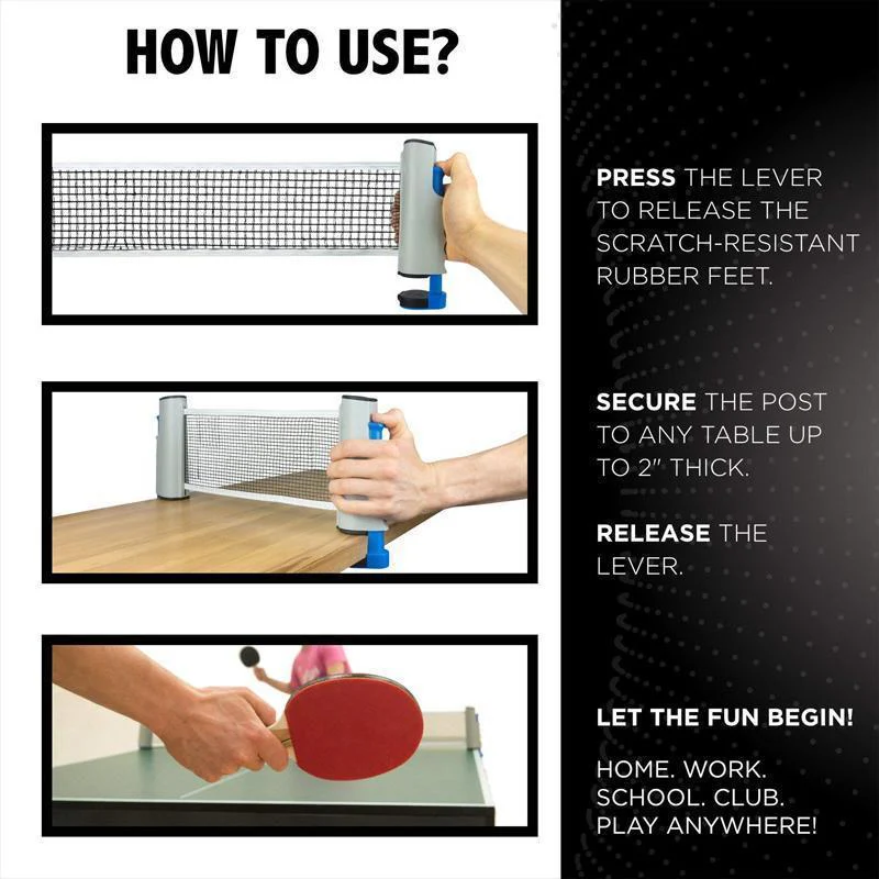 Retractable Table Tennis Net - Image 8