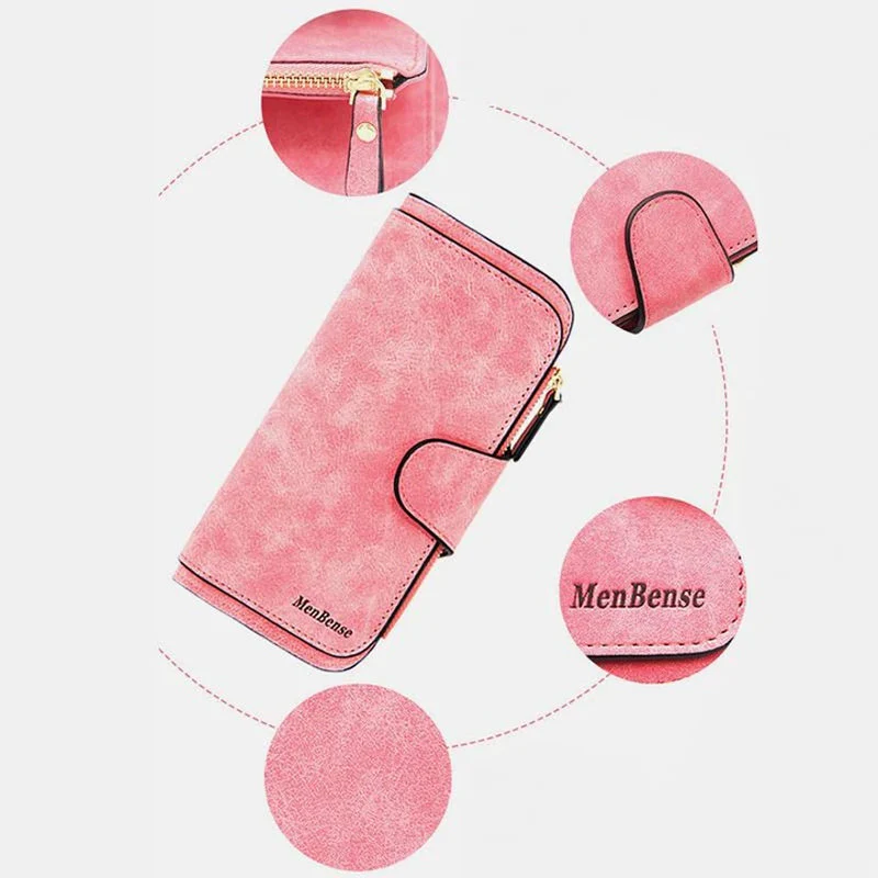 Retro Glamorous Multi-Slots Women Wallet - Image 5