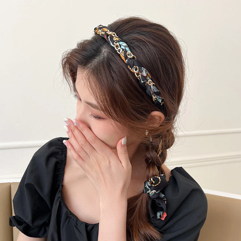 Retro Long Ribbon Headband - Image 5