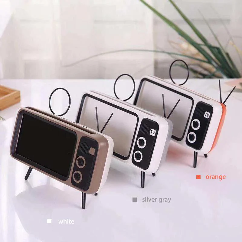 Retro TV Bluetooth Speaker+ Mobile Phone Holder - Image 3