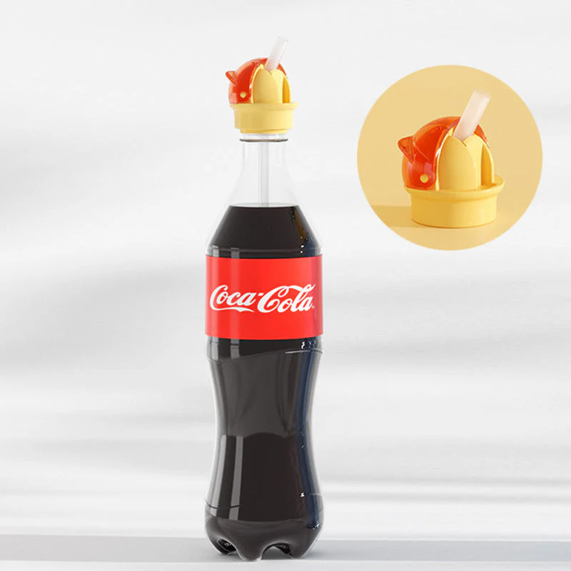 Reusable children beverage water bottle straw lid - Image 7