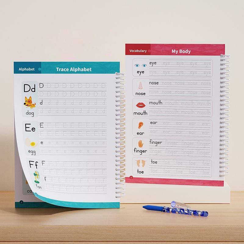 Reusable Grooved Workbooks for kids - 6 Books - Image 11