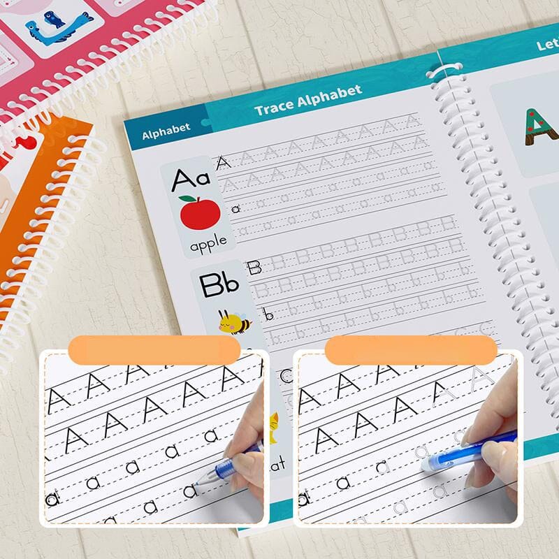 Reusable Grooved Workbooks for kids - 6 Books - Image 8