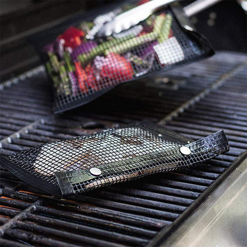 Reusable Non-Stick BBQ Mesh Grill Bags - Image 5