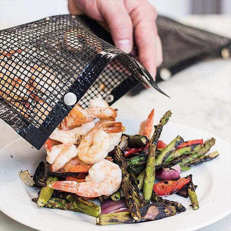 Reusable Non-Stick BBQ Mesh Grill Bags - Image 8