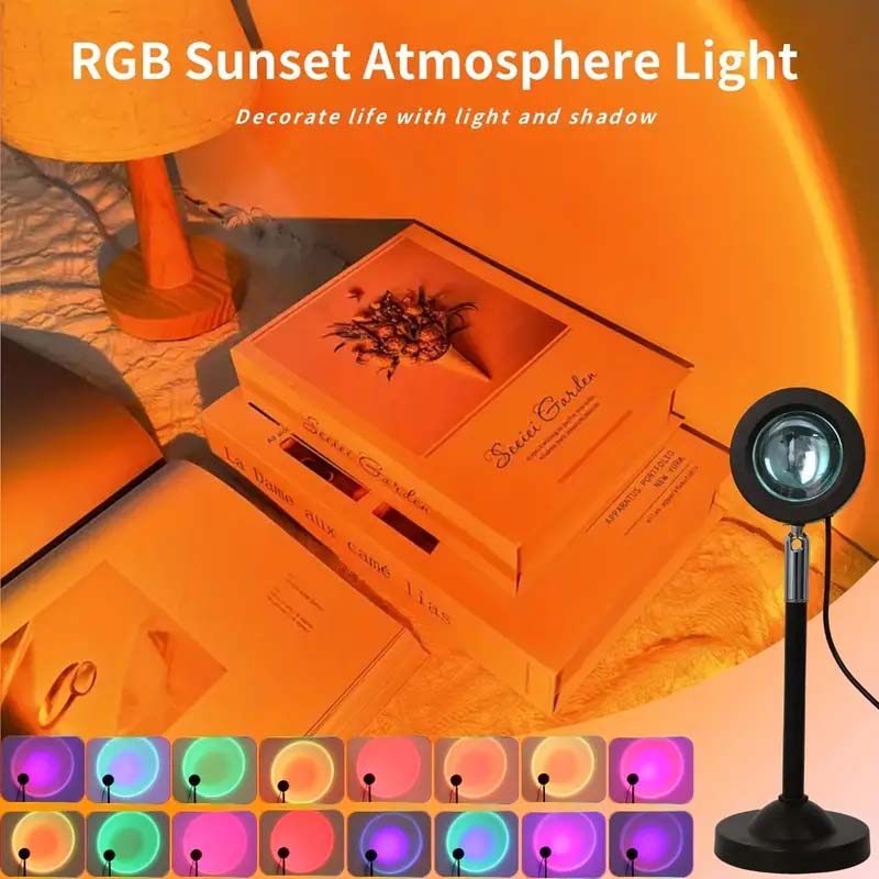 RGB Sunset Projection Lamp - Image 3