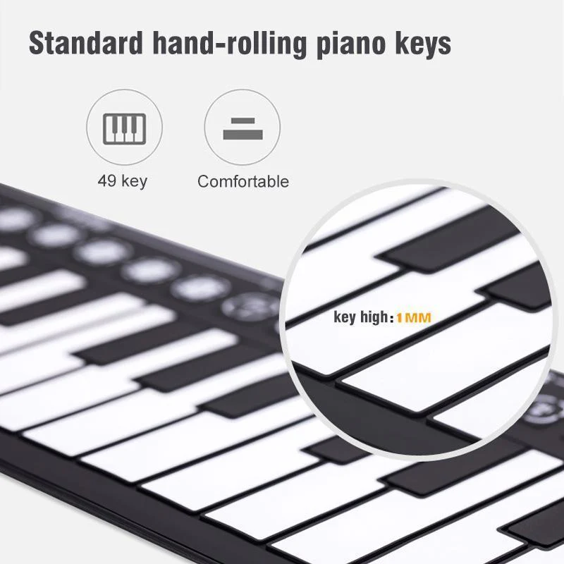 Roll-Up Digital Piano - Image 3