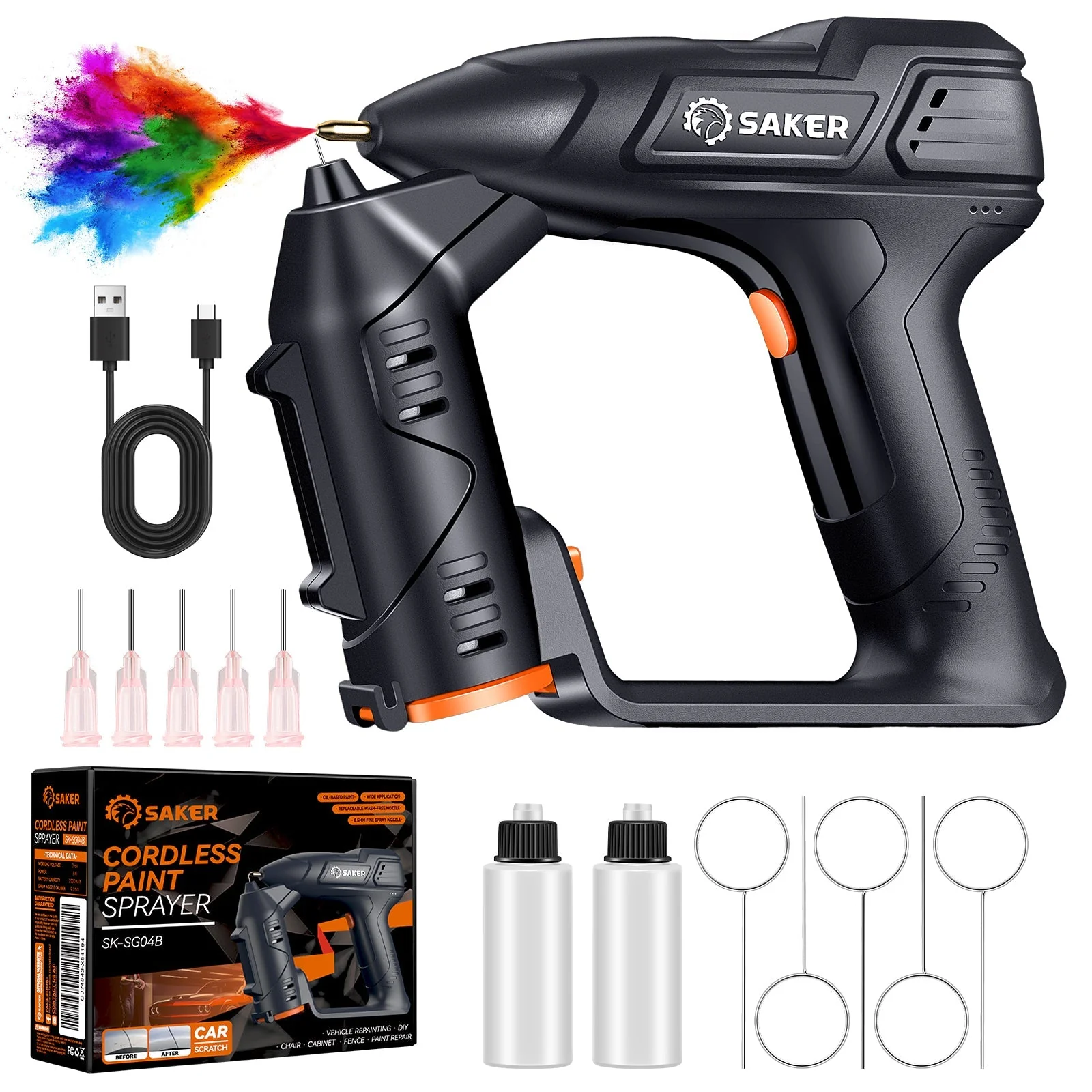 Saker Cordless Electric Paint Sprayer - Image 7