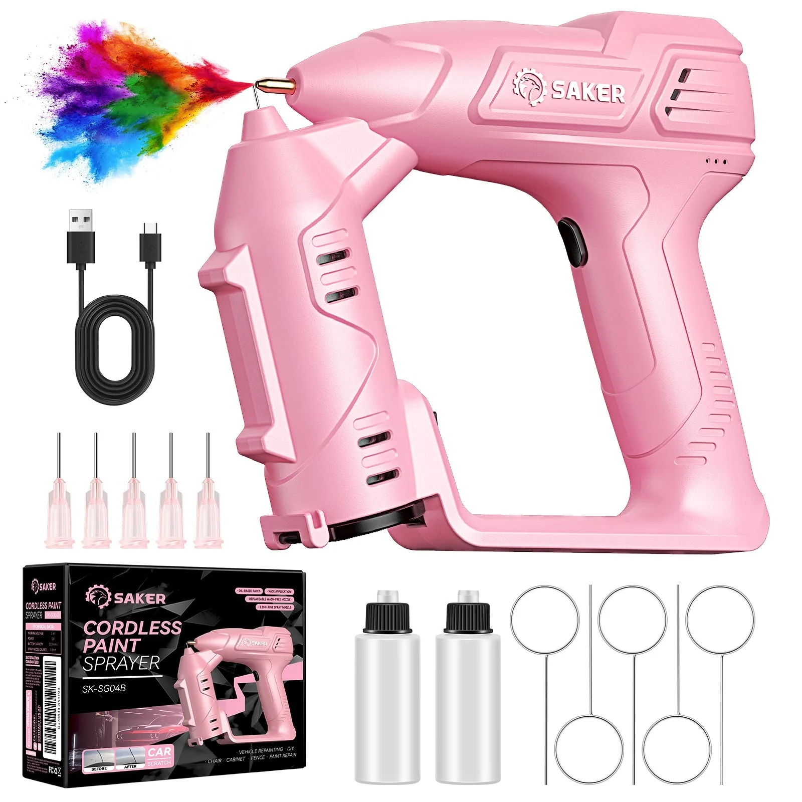 Saker Cordless Electric Paint Sprayer - Image 8