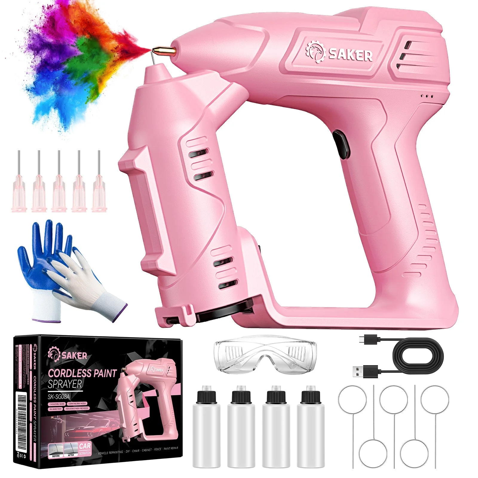 Saker Cordless Electric Paint Sprayer - Image 9