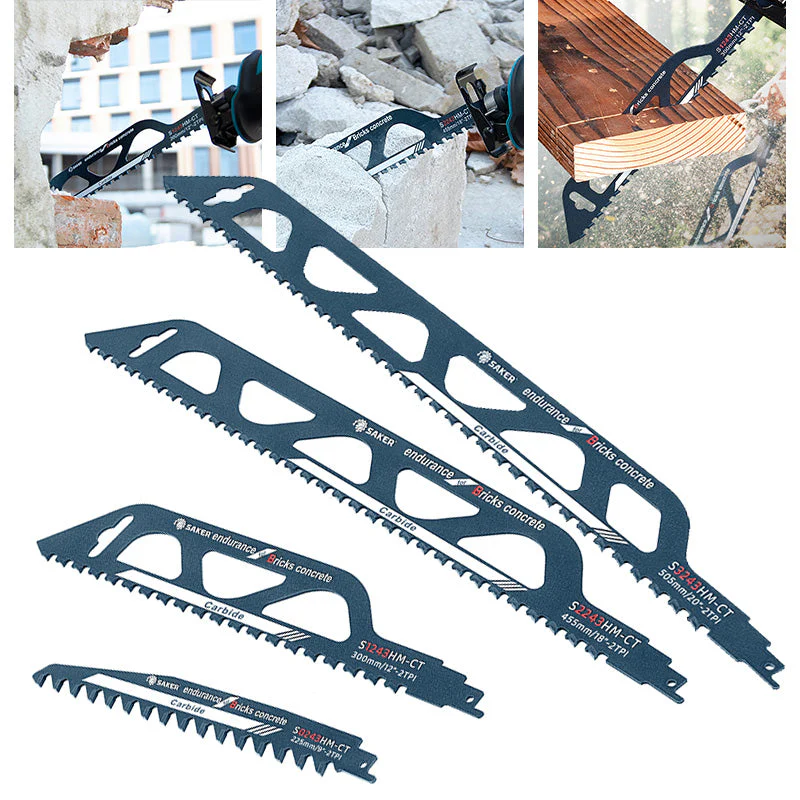 Saker Reciprocating Saw Blade for Cutting Wood, Porous Concrete, Brick - Image 7