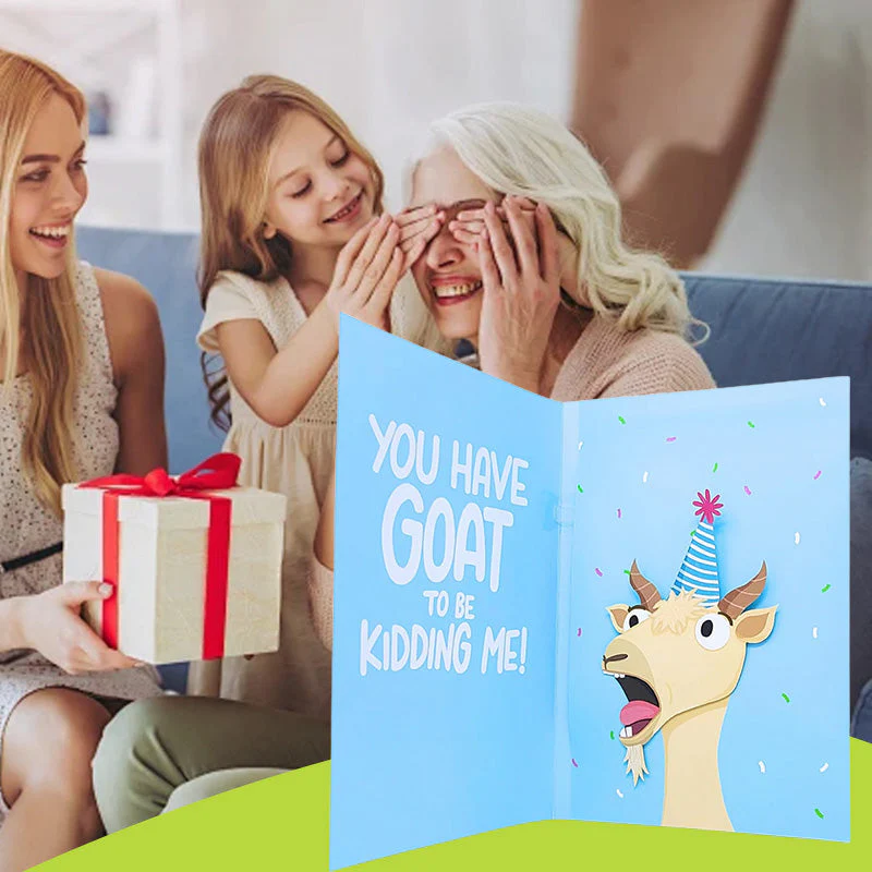 Screaming Goat Greeting Card - Image 2