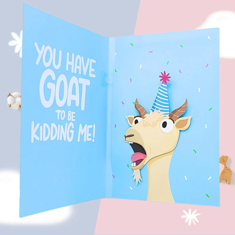 Screaming Goat Greeting Card - Image 3