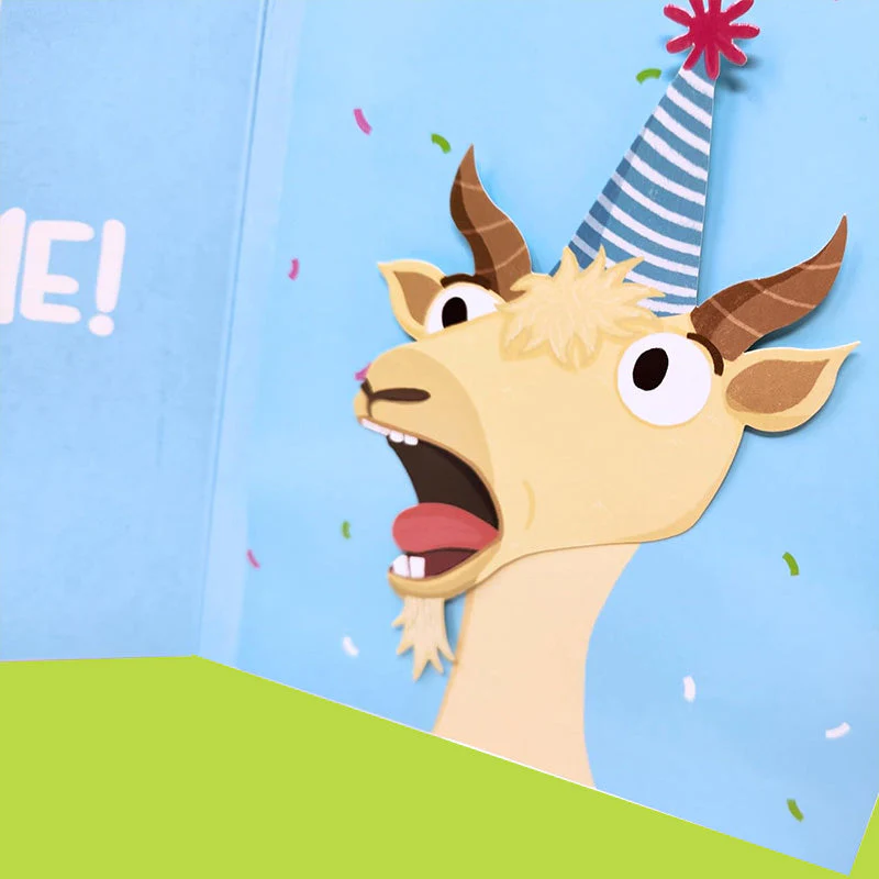 Screaming Goat Greeting Card - Image 7