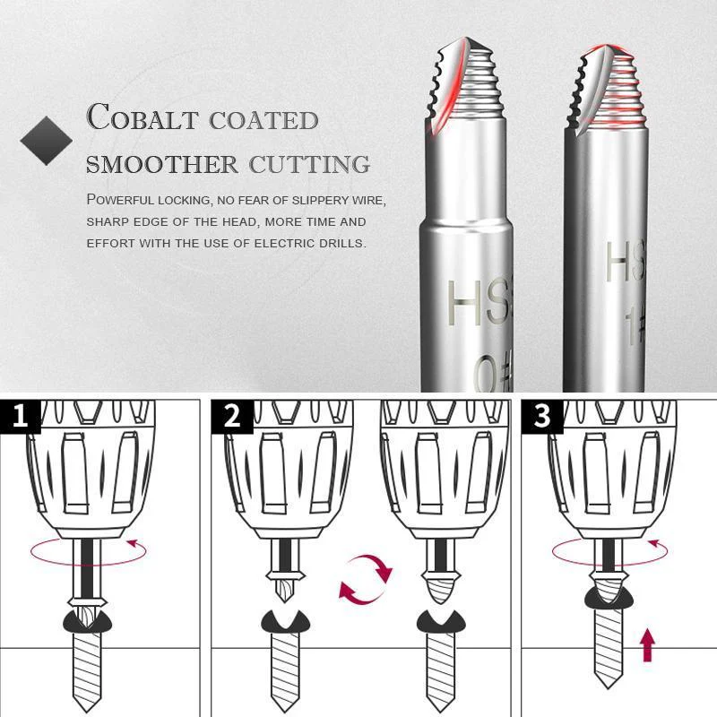 Screw Extractor(4 Pcs/5pcs/6pcs) - Image 8
