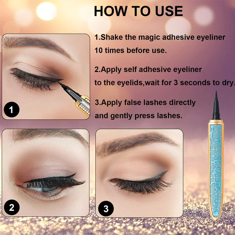 Self-adhesive Long Lasting Eyeliner Eyelash Glue Pencil - Image 8