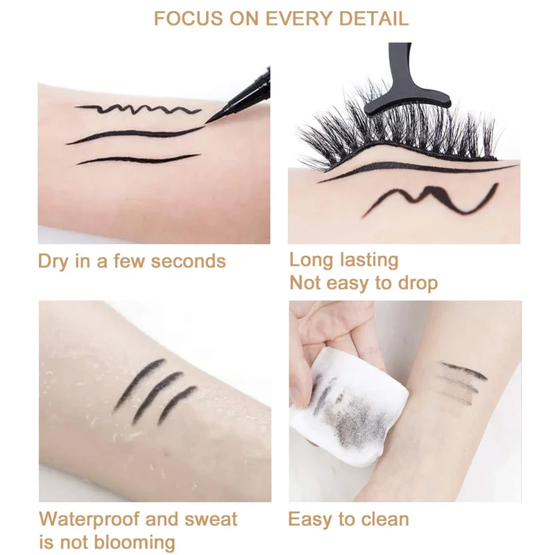 Self-adhesive Long Lasting Eyeliner Eyelash Glue Pencil - Image 9