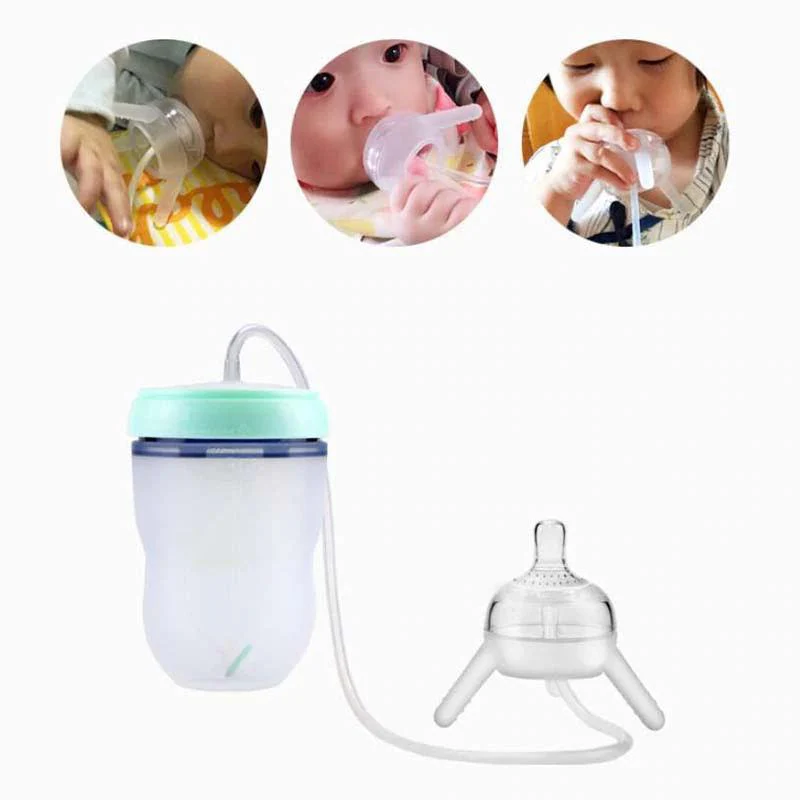 Self-Feeding Bottle with Tube - Image 6