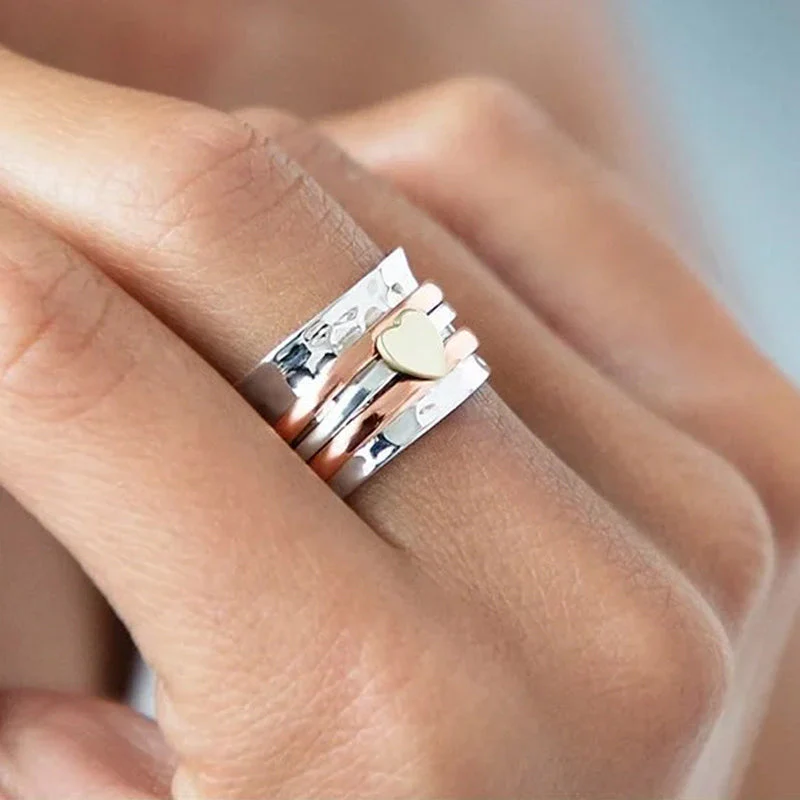 Self Love Spinner Heart Ring - Image 2