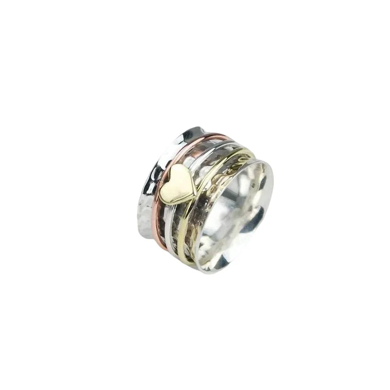 Self Love Spinner Heart Ring - Image 8