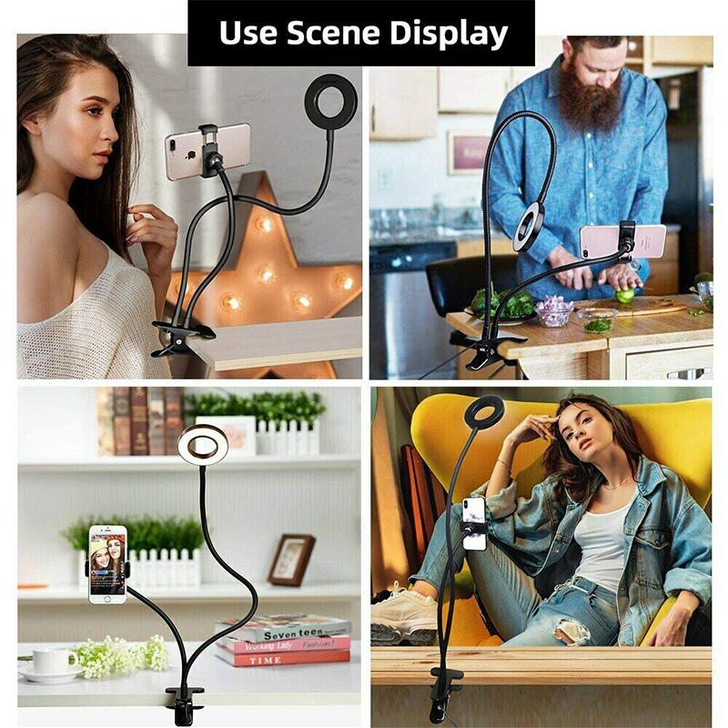 Selfie Ring Light with Cell Phone Holder Stand - Image 8