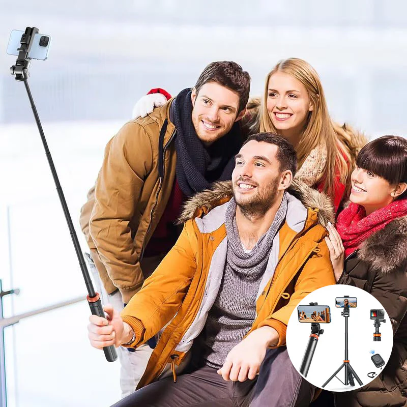 Selfie Stick Tripod With Bluetooth Remote - Image 17