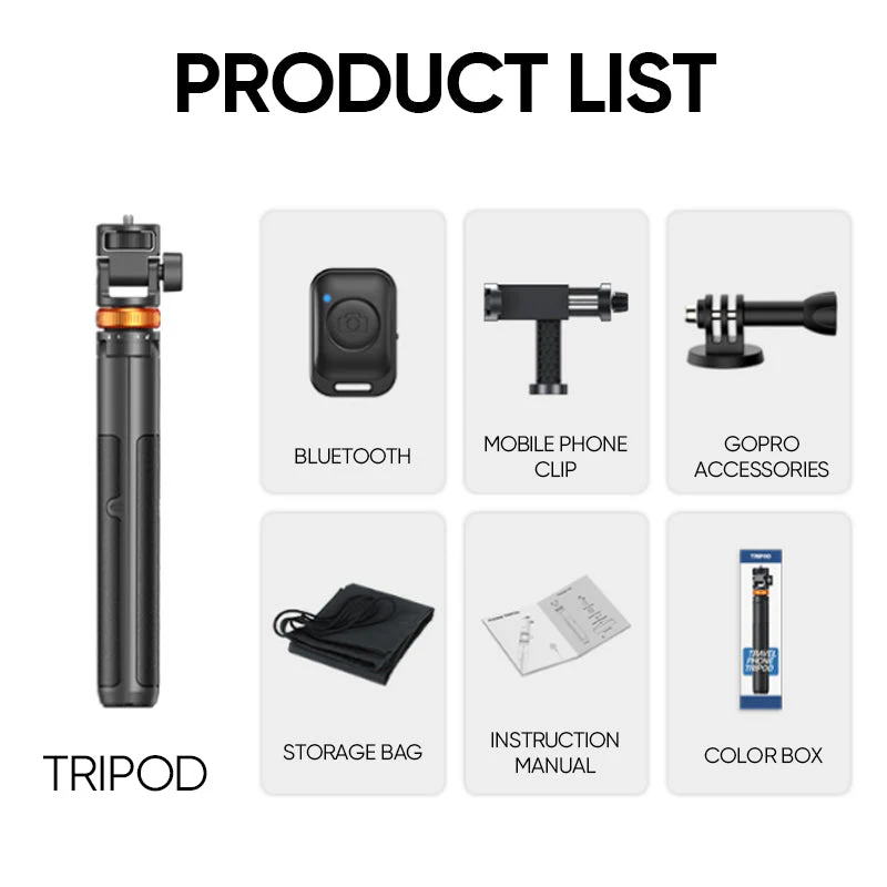 Selfie Stick Tripod With Bluetooth Remote - Image 27