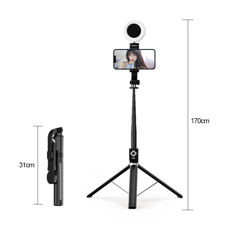 Selfie Stick with LED Fill Light - Image 14