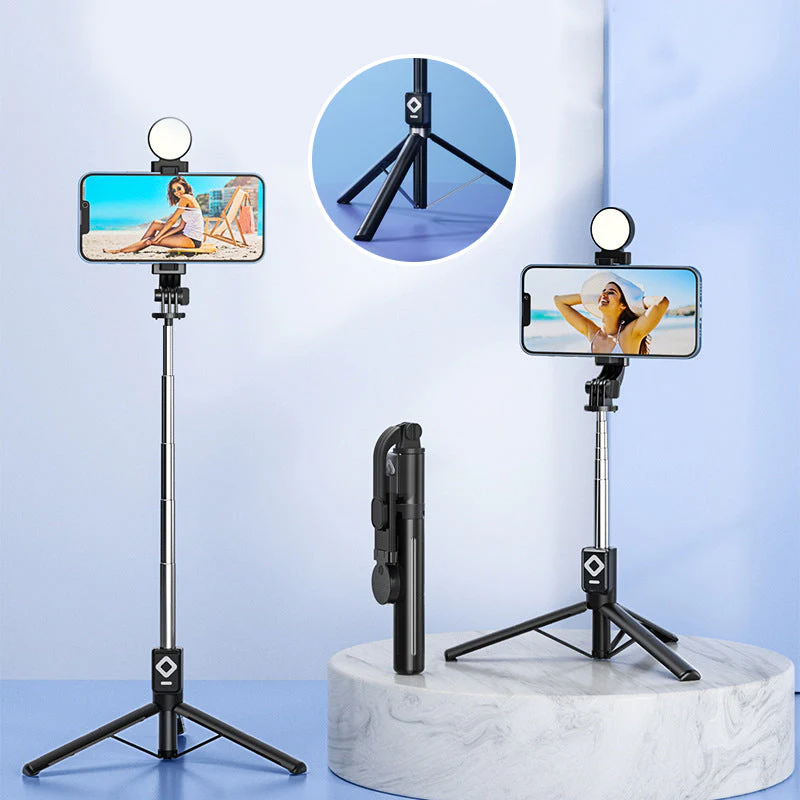 Selfie Stick with LED Fill Light - Image 2