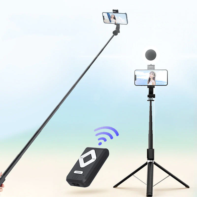 Selfie Stick with LED Fill Light - Image 6