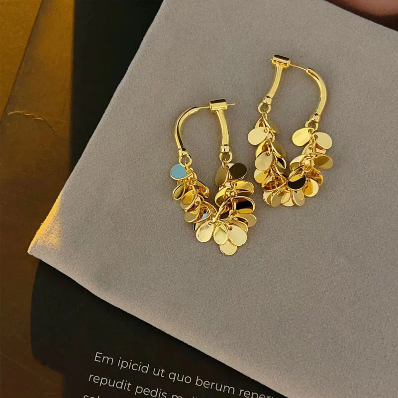 Sequin Tassel Earrings - Image 7