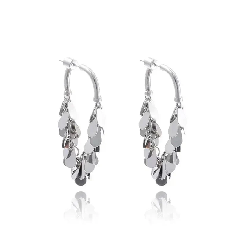 Sequin Tassel Earrings - Image 9