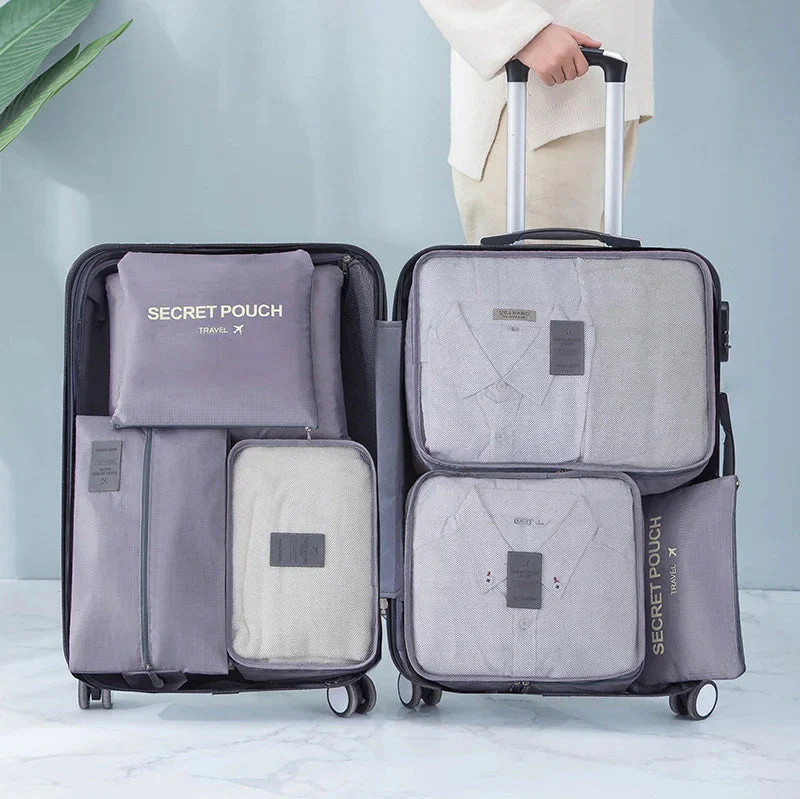 Set mit 7 Aufbewahrungstaschen für die Reise - Image 2