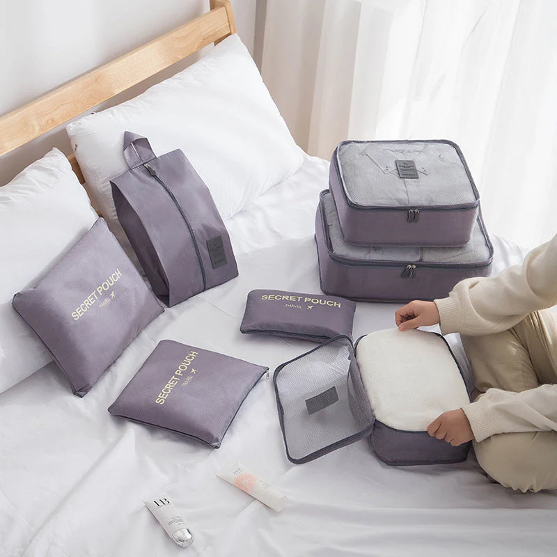 Set mit 7 Aufbewahrungstaschen für die Reise - Image 5