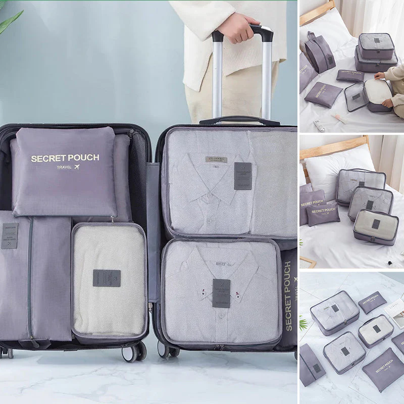 Set mit 7 Aufbewahrungstaschen für die Reise - Image 6