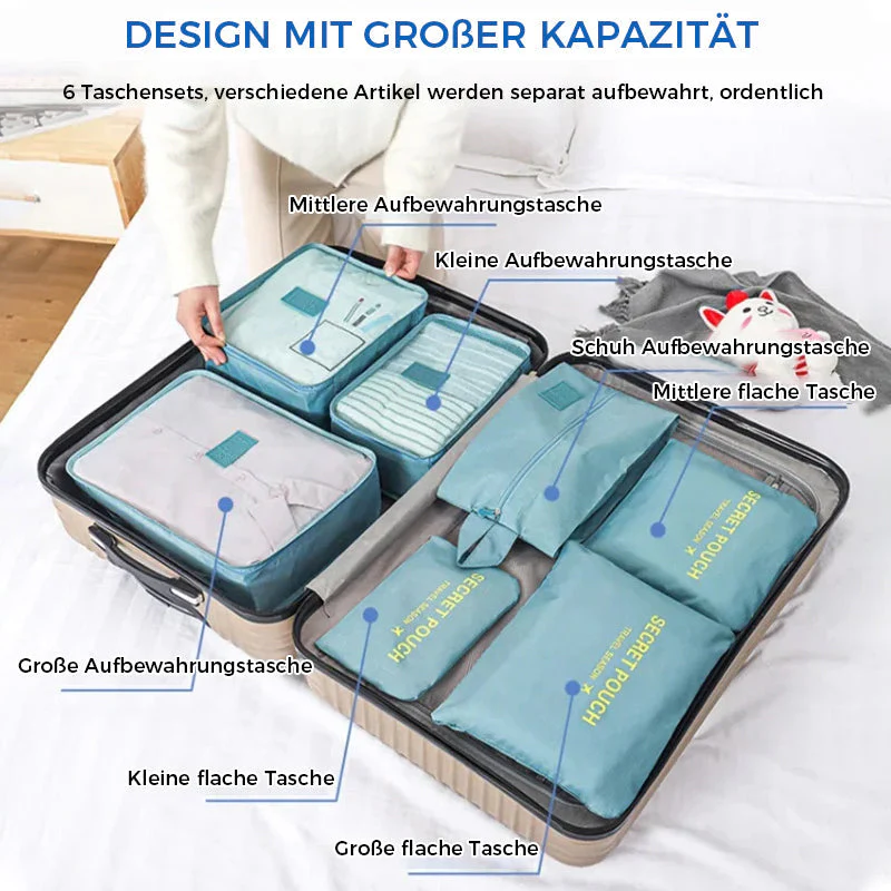 Set mit 7 Aufbewahrungstaschen für die Reise - Image 8