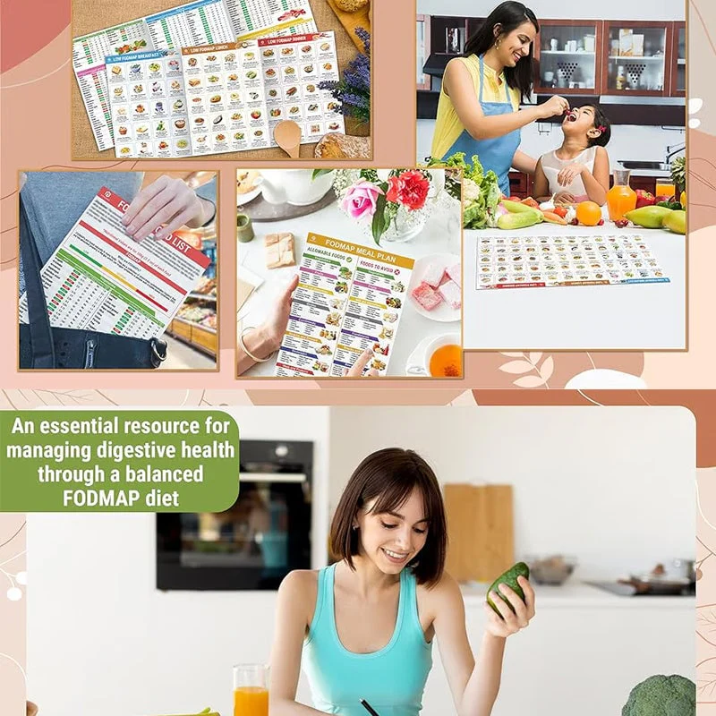 🥗Set of 2 Fodmap Chart📘IBS Symptom Relief Food List - Image 4
