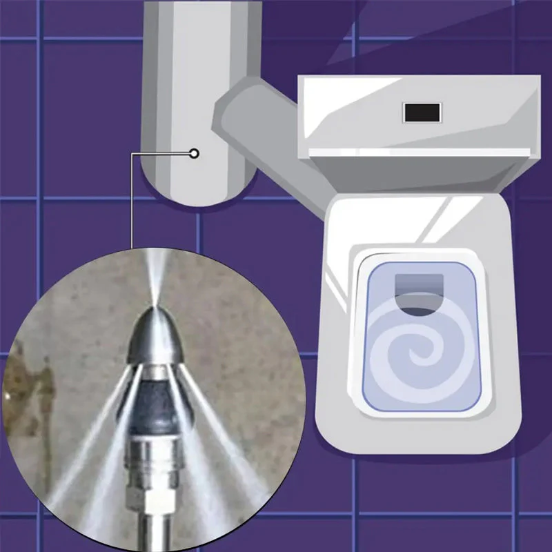 Sewer Cleaning Tool High-pressure Nozzle - Image 6