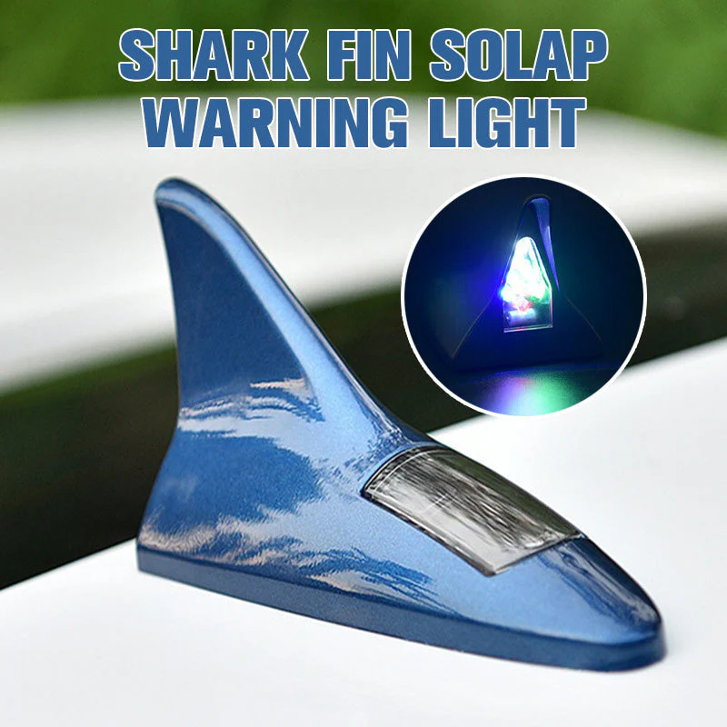 Shark Fin Solar Warning Light for Car - Image 4