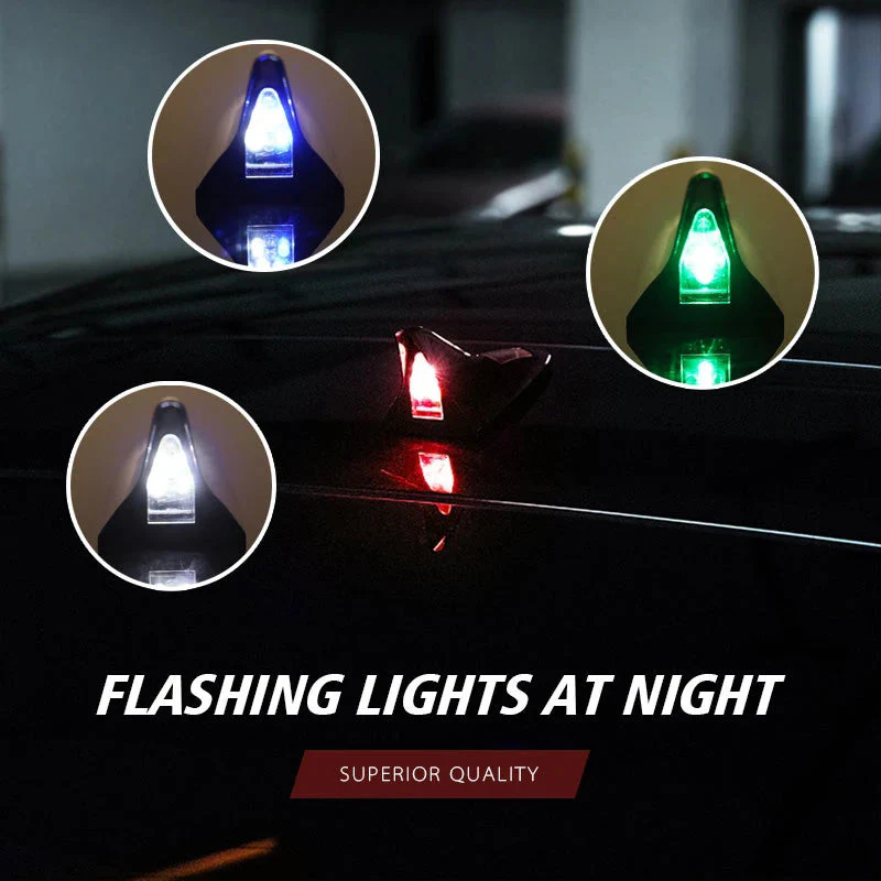 Shark Fin Solar Warning Light for Car - Image 6