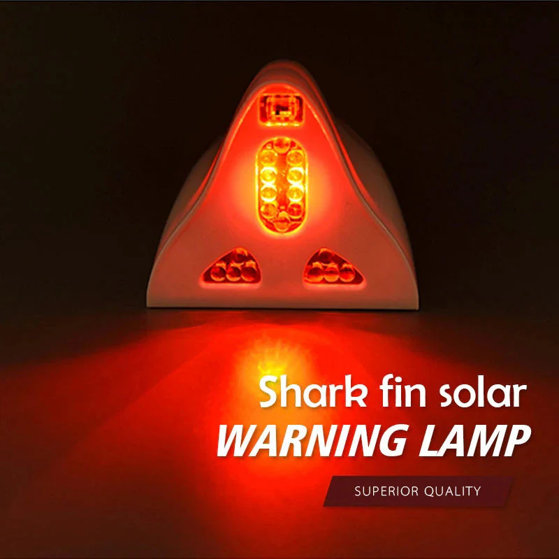 Shark Fin Solar Warning Light for Car - Image 7