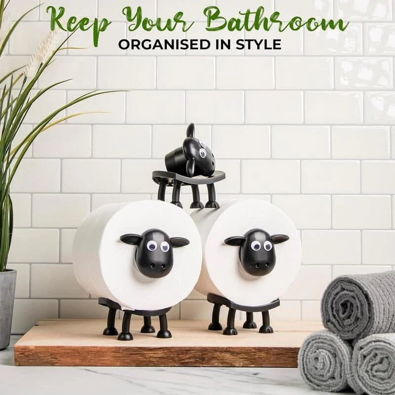 Sheep Toilet Paper Roll Holder - Image 7