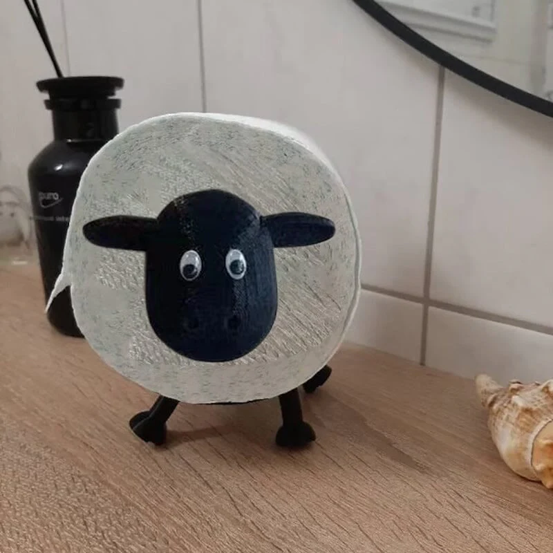 Sheep Toilet Paper Roll Holder - Image 8