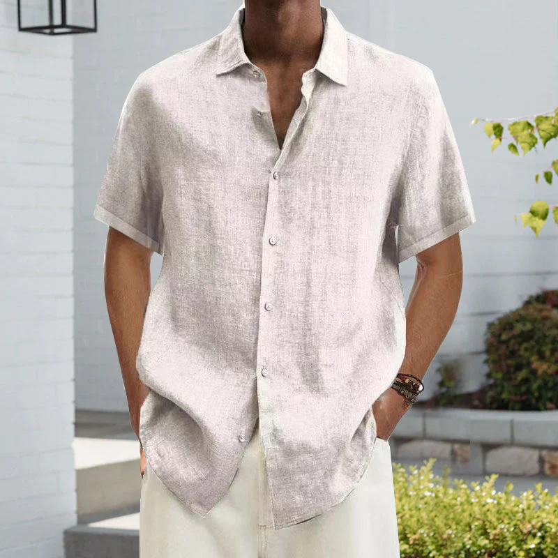 Short-sleeved summer shirt for men - Image 4