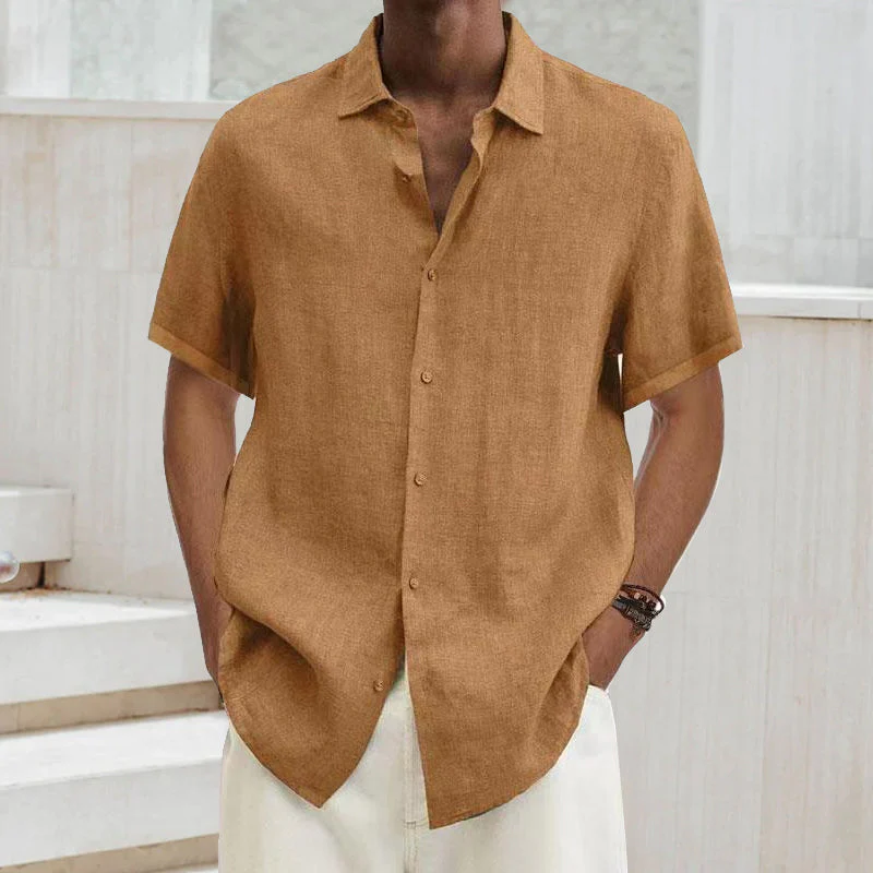 Short-sleeved summer shirt for men - Image 6