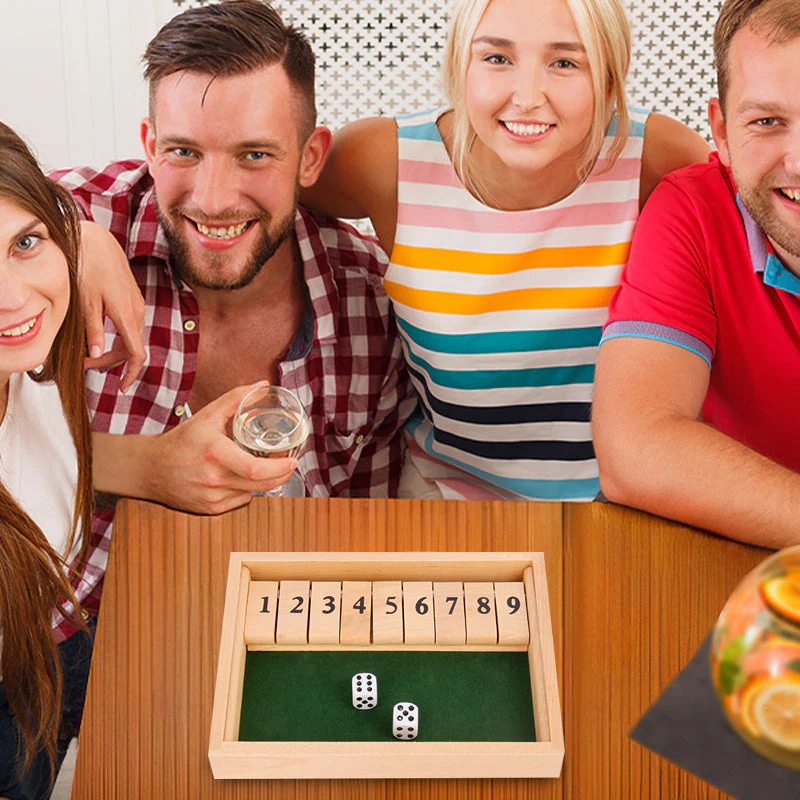 Shut The Box Game - Fun Table Math Game for Adults & Kids - Image 13