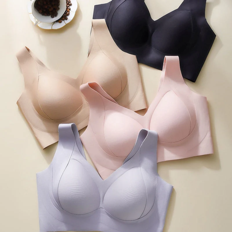 Side Coverage and Anti-Sagging Wire-Free Bra - Image 7