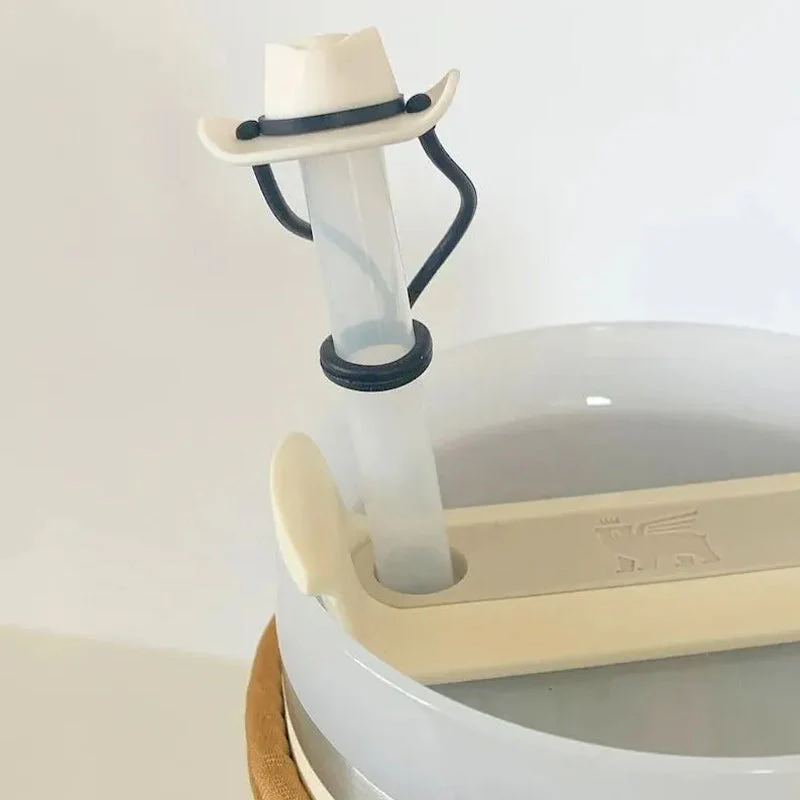 Silicone Cowboy Hat Straw Covers Cap - Image 14